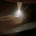 Colour image of a TIG welding process